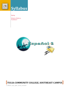 Syllabus - Blackboard Learn