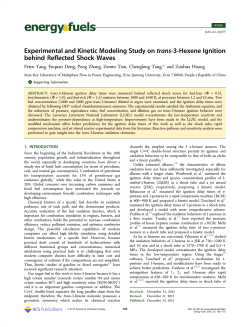 Experimental and Kinetic Modeling Study on trans-3