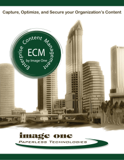 Enterp rise Content Managem ent