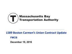 L589 Boston Carmen`s Union Contract Update
