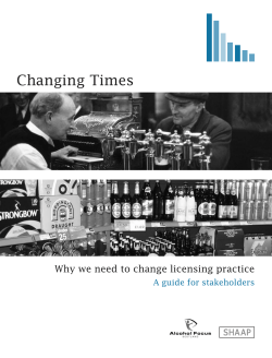 Changing Times - Alcohol Focus Scotland