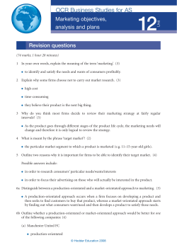 OCR Business Studies for AS