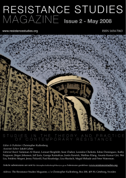 here - Resistance Studies Network