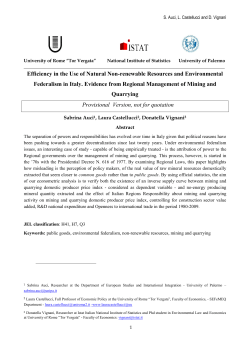 Efficiency in the Use of Natural Non