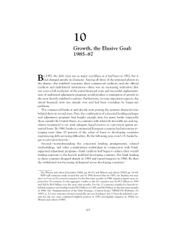 Growth, the Elusive Goal