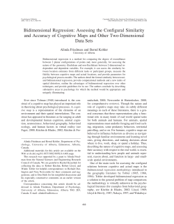 Bidimensional Regression: Assessing the Configural Similarity and