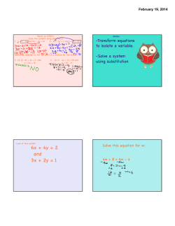 6x + 4y = 2 and 3x + 2y = 1