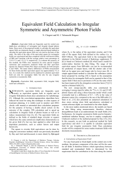 Equivalent Field Calculation to Irregular Symmetric
