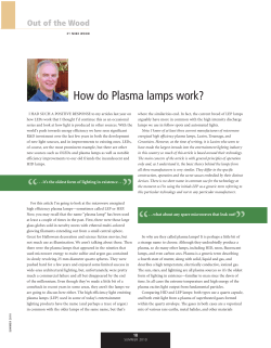 How do Plasma Lamps Work - Mike Wood Consulting LLC
