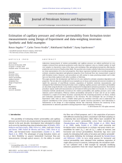 Estimation of capillary pressure and relative permeability from
