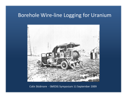 Borehole Wire-line Logging for Uranium