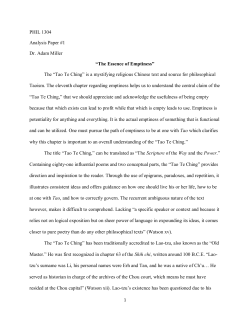 The Essence of Emptiness