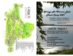 Strings at Winona LakeMusic Camp