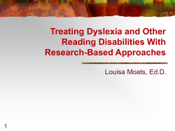 Dyslexia Powerpoint