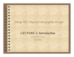 Cartographic Design Principles