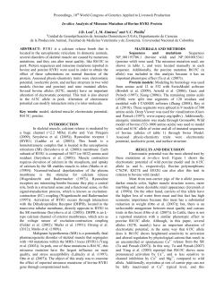 In-silico analysis of missense mutation of bovine RYR1 protein