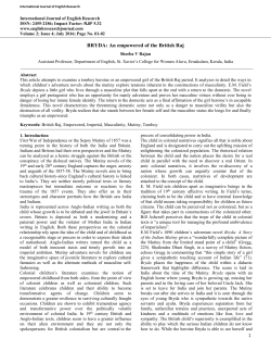 - International Journal of English Research