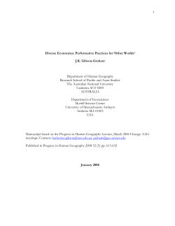 Diverse Economies - co