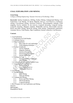 Coal Exploration and Mining