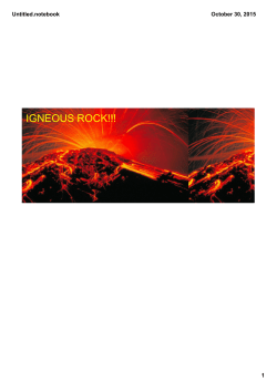 IGNEOUS ROCK!!!