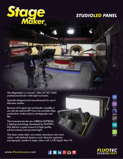stagemaker data sheet - AV-iQ