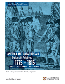 America and Great Britain - East View Information Services