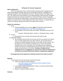 IB Spanish SL