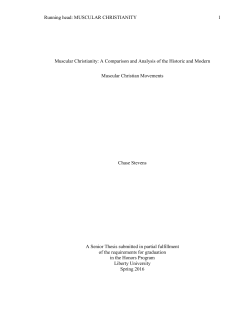 Muscular Christianity: A Comparison and Analysis of the Historic