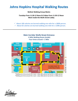 Johns Hopkins Hospital Walking Routes