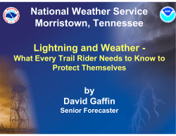 National Weather Service Morristown, Tennessee Lightning and