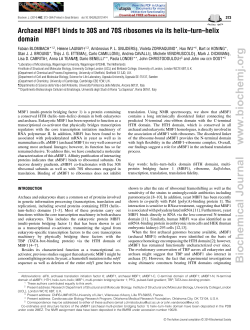 Biochemical Journal www.biochemj.org