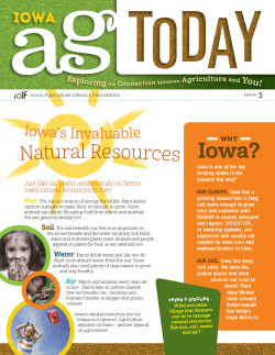 the Latest Edition - Iowa Agriculture Literacy Foundation