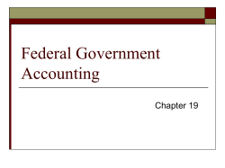 Federal Government Accounting
