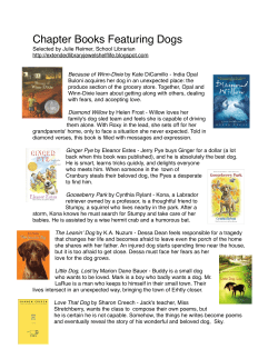 Dog Book Novels - Mounds View Public Schools
