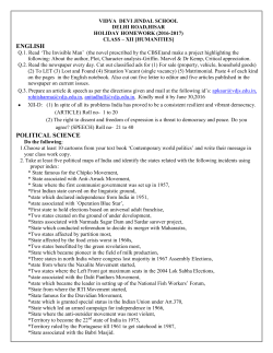 english political science - Vidya Devi Jindal School