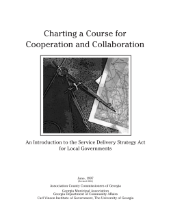 Charting a Course for Cooperation and Collaboration