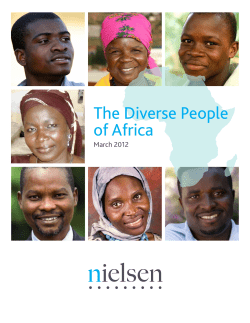 The Diverse People of Africa