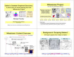 Galton`s Greatest Graphical Discovery