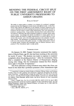assign grades - New York University Law Review