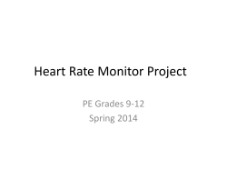 Heart Rate Monitor Project