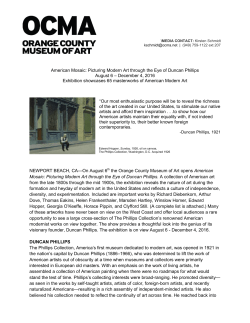 American Mosaic: Picturing Modern Art through the Eye of Duncan