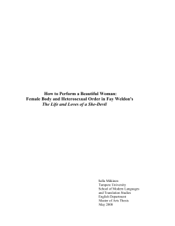 How to Perform a Beautiful Woman: Female Body and