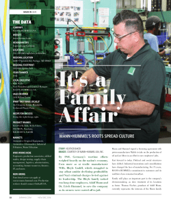 MANN+HUMMEL`S ROOTS SPREAD CULTURE THE DATA