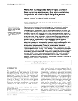 Mannitol-1-phosphate dehydrogenase from