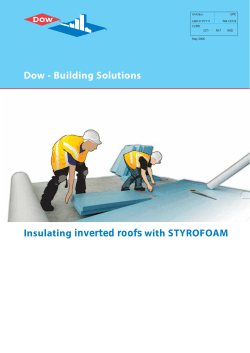 Insulating inverted roofs with STYROFOAM