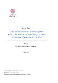 Time-optimization of a chromatographic method for