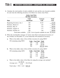 Bus144 - Chapter 16 Solutions