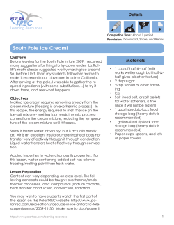 South Pole Ice Cream!