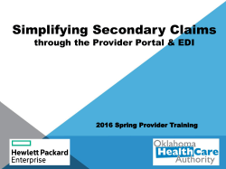 Simplifying Secondary Claims