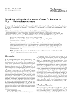 Search for pairing-vibration states of even Ca isotopes in 40Ca +